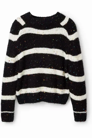 Desigual Pull oversize rayures femme