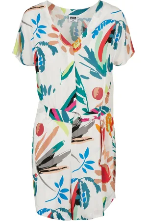 Urban classics Combinaison courte avec ceinture femme Viscose