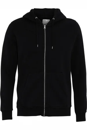 Colorful Standard Sweatshirt à capuche zippé Classic Organic deep black