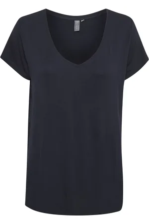 Culture T-shirt col V femme Poppy