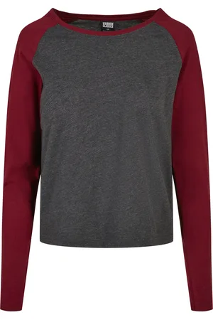 Urban classics T-shirt manches longues femme contrast raglan