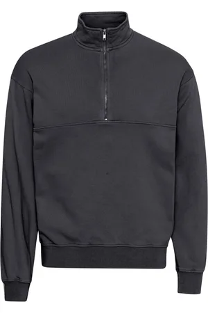Colorful Standard Sweatshirt 1/4 zip Organic lava grey