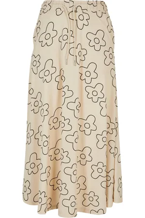 Urban classics Jupe mi-longue viscose femme