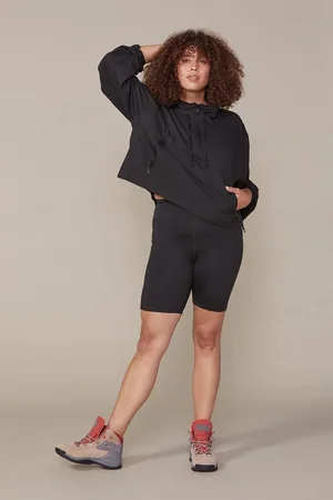 GIRLFRIEND COLLECTIVE Veste imperméable 1/2 Zip femme Hummingbird