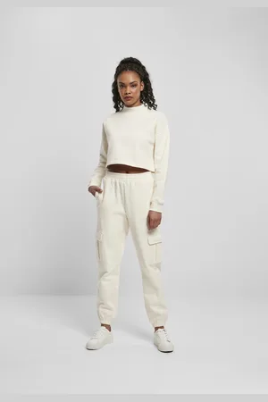 Urban classics Pantalon femme high waits cargo