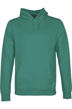 Colorful Standard Sweatshirt à capuche Classic Organic Pine Green