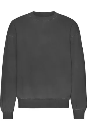 Colorful Standard Sweatshirt col rond oversize Organic Faded Black