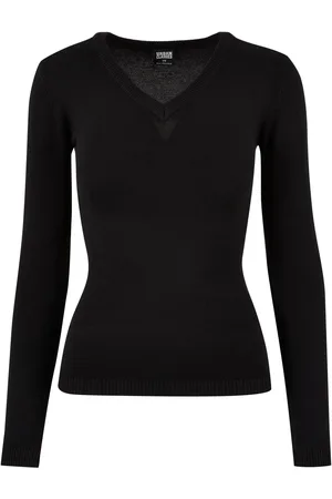 Urban classics Pull à col en V femme