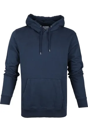 Colorful Standard Sweatshirt à capuche Classic Organic navy blue