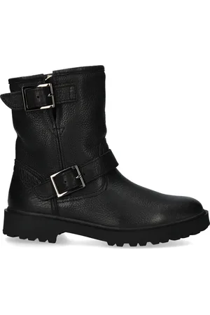 Blackstone Bottes en cuir à fourrure femme WL01