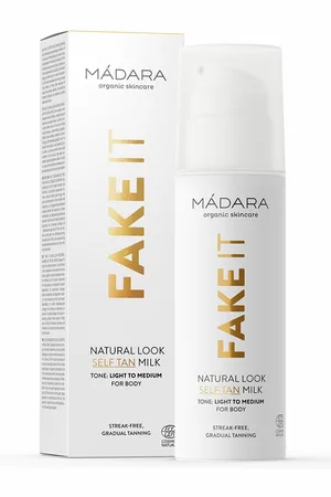 Mádara Lait autobronzant aspect naturel Fake it 150ml