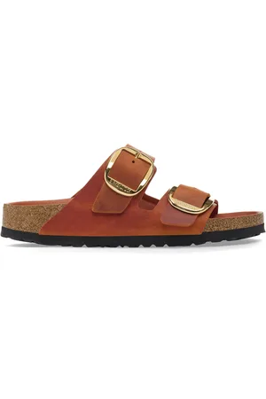 Birkenstock Mules femme Arizona Big Buckle Oiled Leather