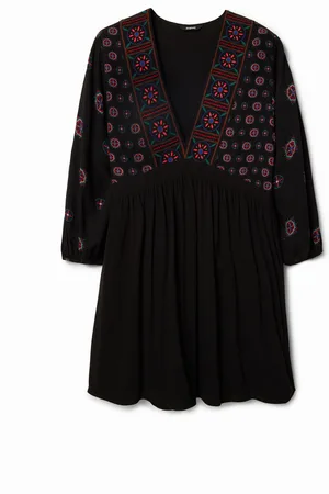 Desigual Robe courte imprimé ethnique femme