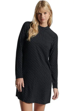 Superdry Mini robe tissée à manches longues femme Studios