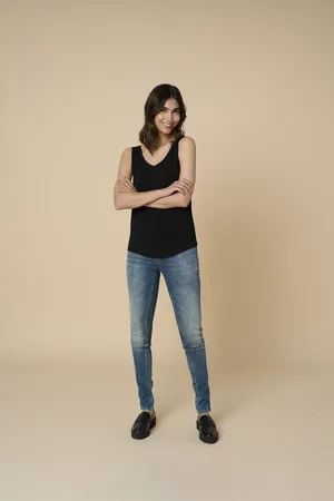 Culture Débardeur col V femme Poppy