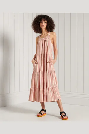 Superdry Robe brodée sans manches femme