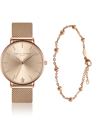 Amelia Parker Montre et bracelet femme Gold Sky