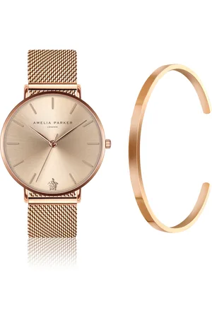 Amelia Parker Montre et bracelet femme Gold Sky