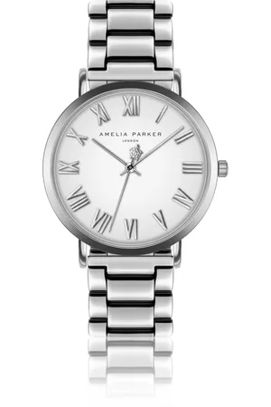 Amelia Parker Montre femme Grand Blanc Link