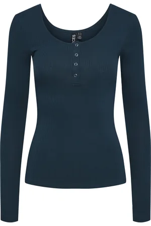 Pieces® T-shirt manches longues femme Kitte