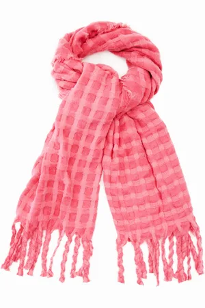 Desigual Foulard rectangulaire carreaux femme