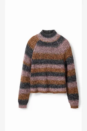 Desigual Pull maille rayures femme
