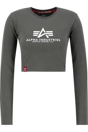 Alpha Industries T-shirt crop manches longues femme Basic