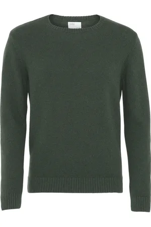 Colorful Standard Pull col rond en laine Classic Merino emerald green