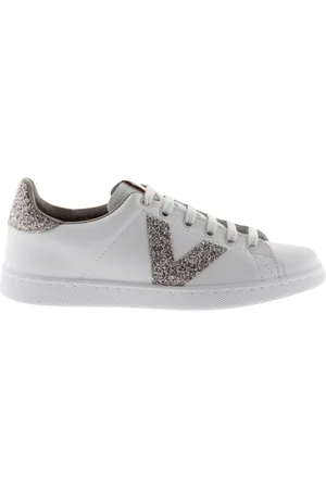 victoria Baskets en cuir tennis glitter