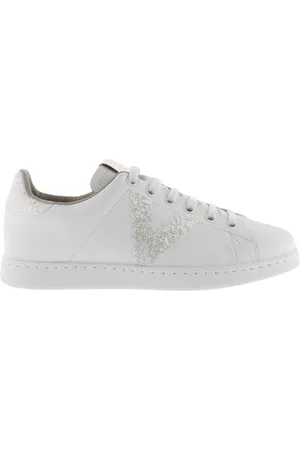 victoria Baskets en cuir tennis glitter