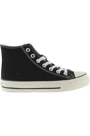 victoria Baskets montantes en toile brillante femme Tribu