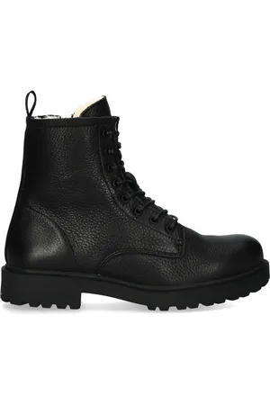 Blackstone Bottines à lacets - fourrure femme WL02