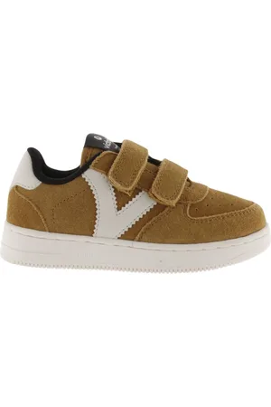 victoria Baskets en cuir fendu femme Tiempo