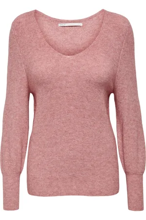 ONLY Pullover manchette à col en v femme Onlatia