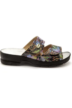 Pediconfort Mules à scratch extra larges femme