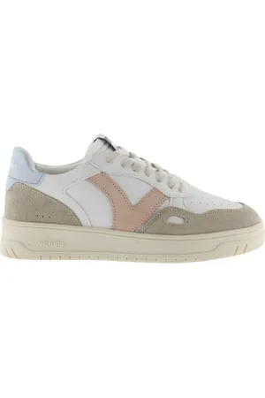 victoria Baskets basse effet cuir femme