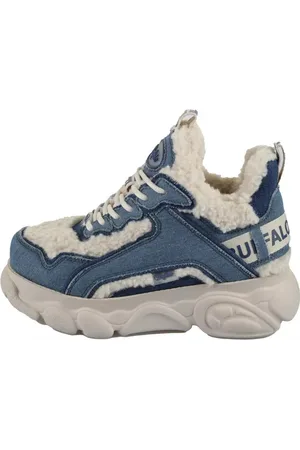 Buffalo Baskets femme CLD Chai Warm - Vegan Denim/Fur