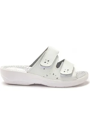 Pediconfort Mules à scratchs ouverture totale femme