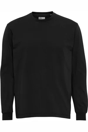 Colorful Standard T-shirt manches longues Organic oversized deep black