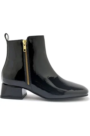 Pediconfort Bottines en cuir verni femme