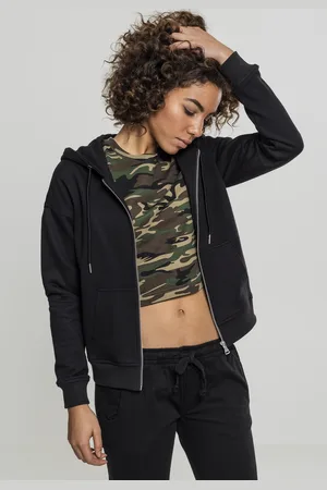 Urban classics Sweatshirt à capuche femme Urban Classic claic zip
