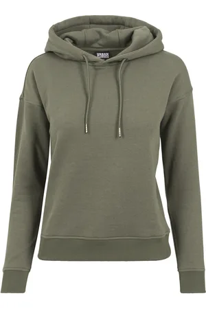 Urban classics Sweatshirt à capuche femme Urban Classic basic côtelés