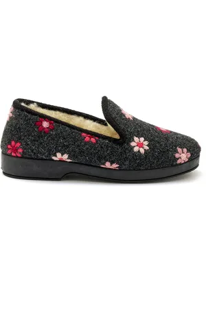 Pediconfort Pantoufles fourrées laine femme