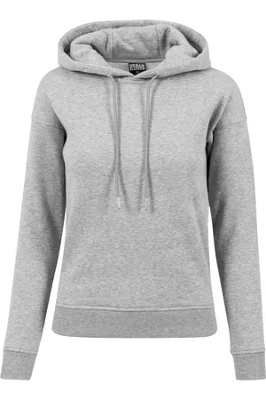 Urban classics Sweatshirt à capuche femme Urban Classic basic côtelés