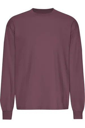 Colorful Standard T-shirt manches longues oversize Organic Dusty Plum
