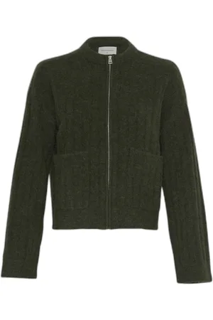 Moss Copenhagen Cardigan zippé femme Gertrude Nenaya