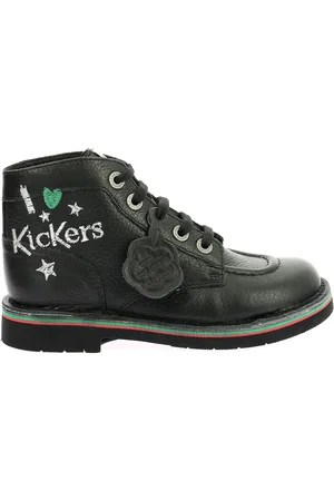 Kickers Bottines broderie coeur femme Col