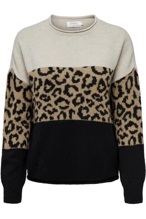 ONLY Pull col rond femme Jade Animal