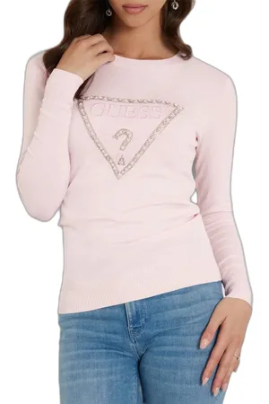 Guess Sweatshirt manches longues femme Ivory