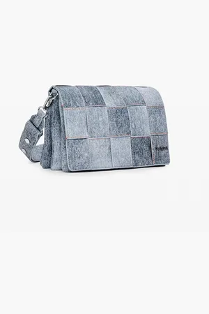 Desigual Sac bandoulière femme Yoko Pu Denim Dortmund Flap